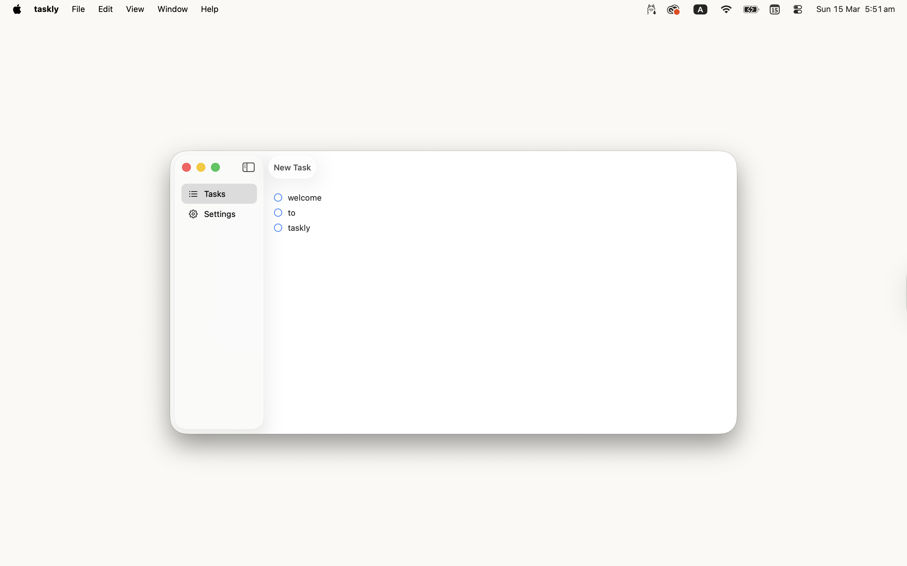 Click Counter app screenshot